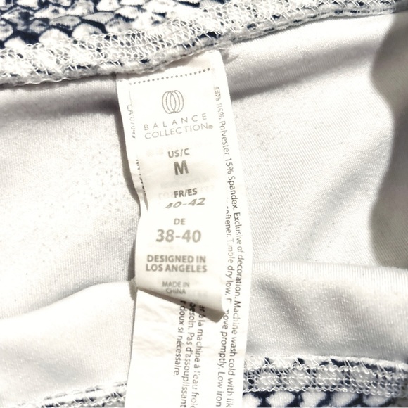 Balance Collection Contender Mid-Rise Luxe Snakeskin Pull-On Athletic Leggings M - Picture 9 of 10